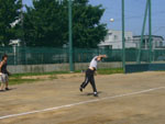 2009/08/09・第2回アミューズ工房運動会・ボール投げ・04