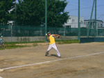 2009/08/09・第2回アミューズ工房運動会・ボール投げ・05