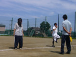 2009/08/09・第2回アミューズ工房運動会・目隠しステップ・07