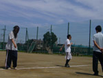 2009/08/09・第2回アミューズ工房運動会・目隠しステップ・08